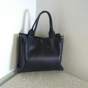 Furla Pebbled Leather Snake Embossed Classic Bag